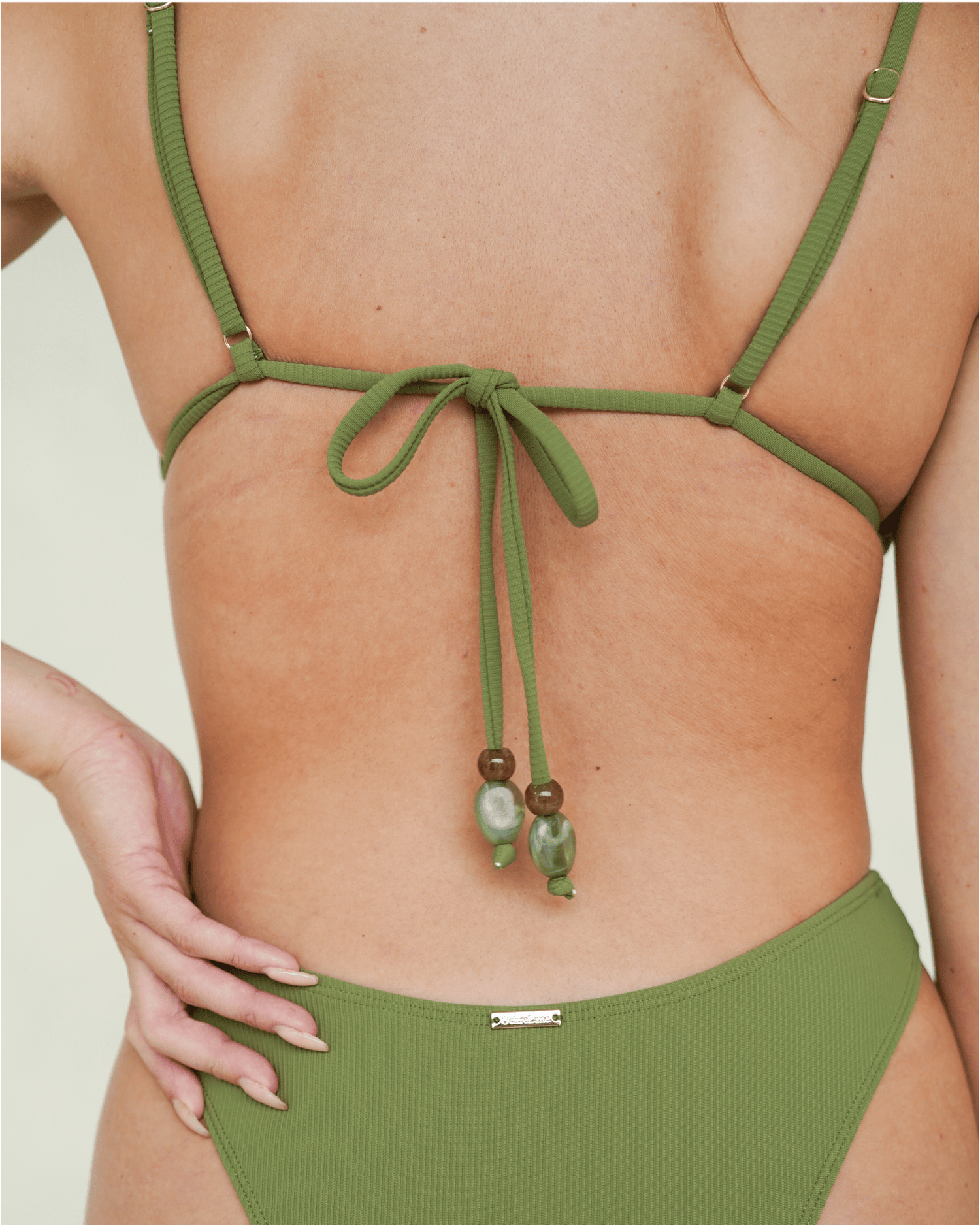 String Triangle Top | Moss