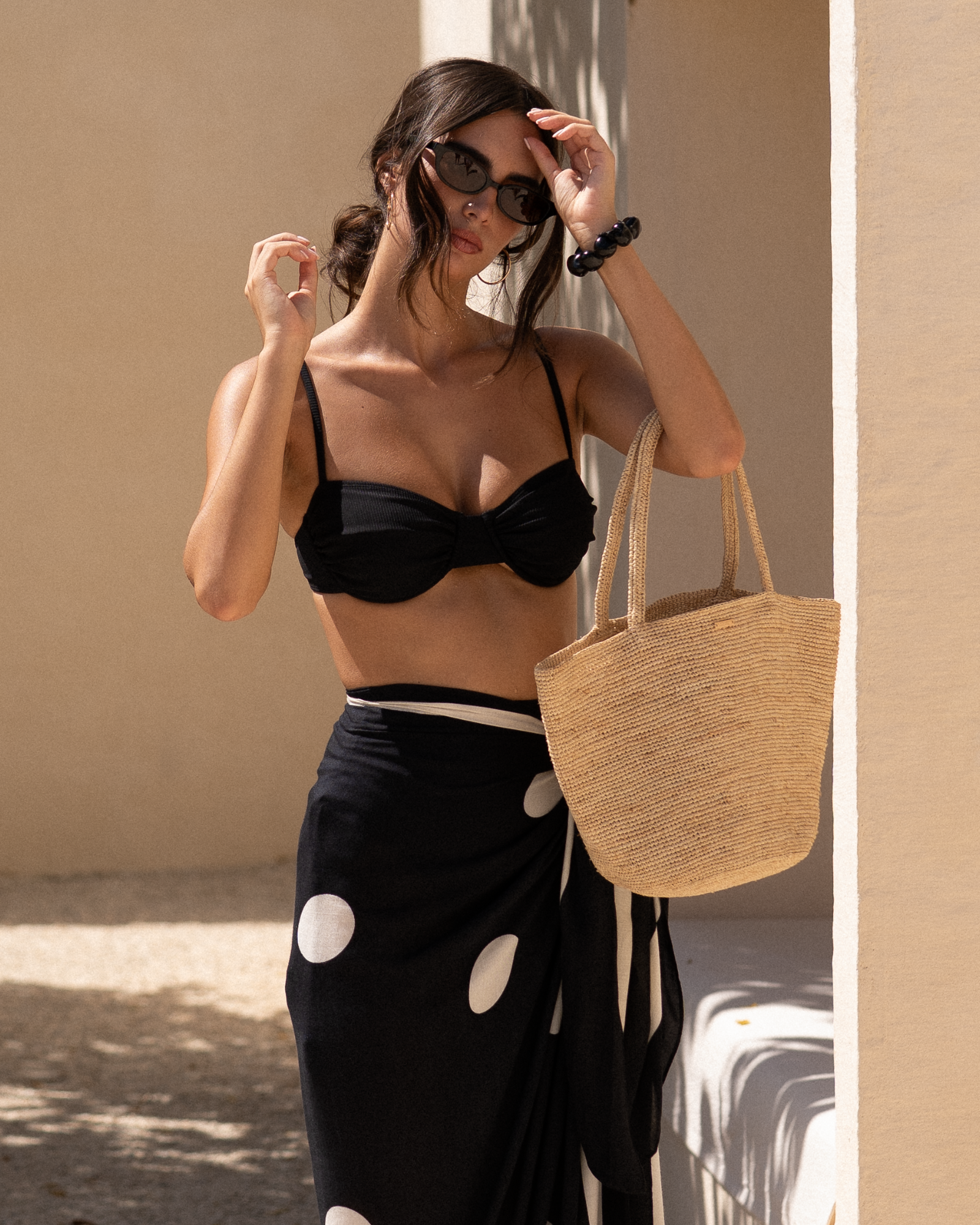Mini Raffia Tote | Natural
