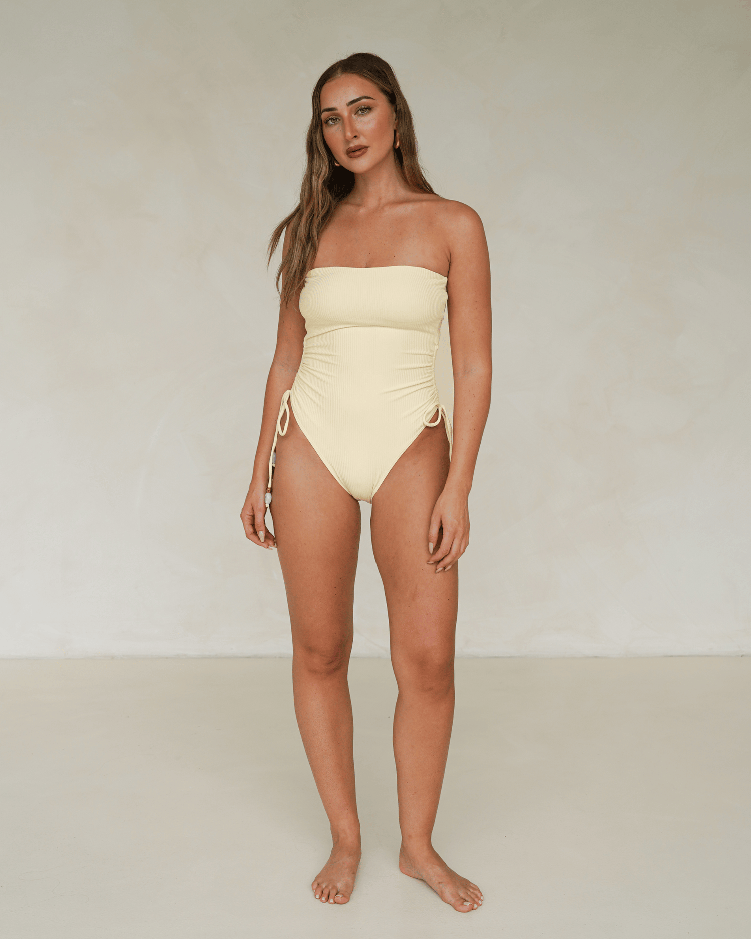 Ruched Side Tie One Piece | Butter
