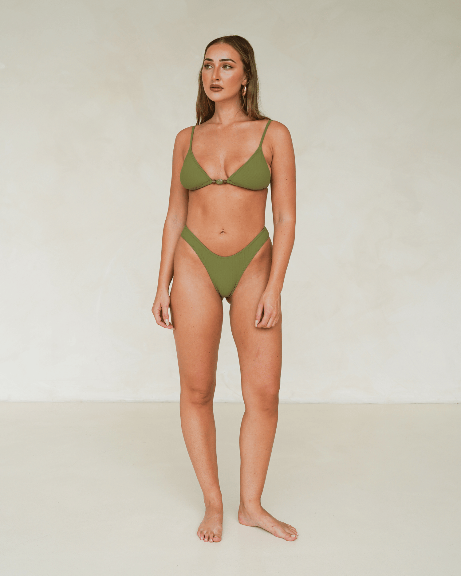 String Triangle Top | Moss