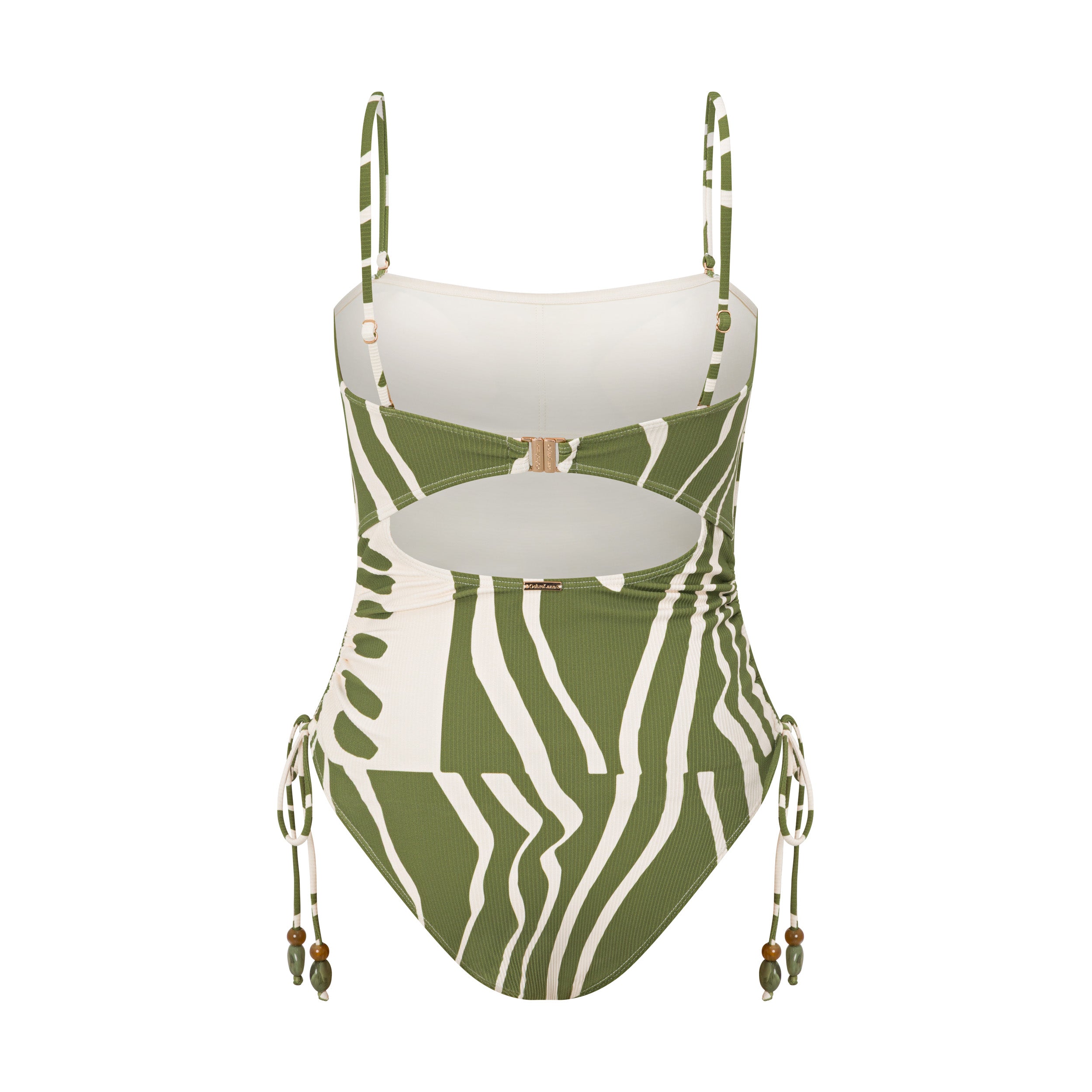 Ruched Side Tie One Piece | Tierra Rib