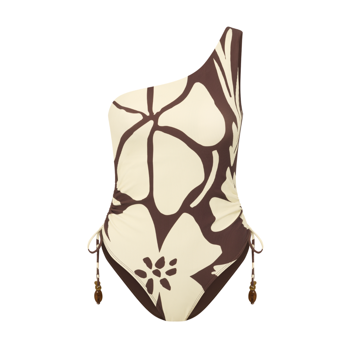 One Shoulder Ruched One Piece | Ibisco