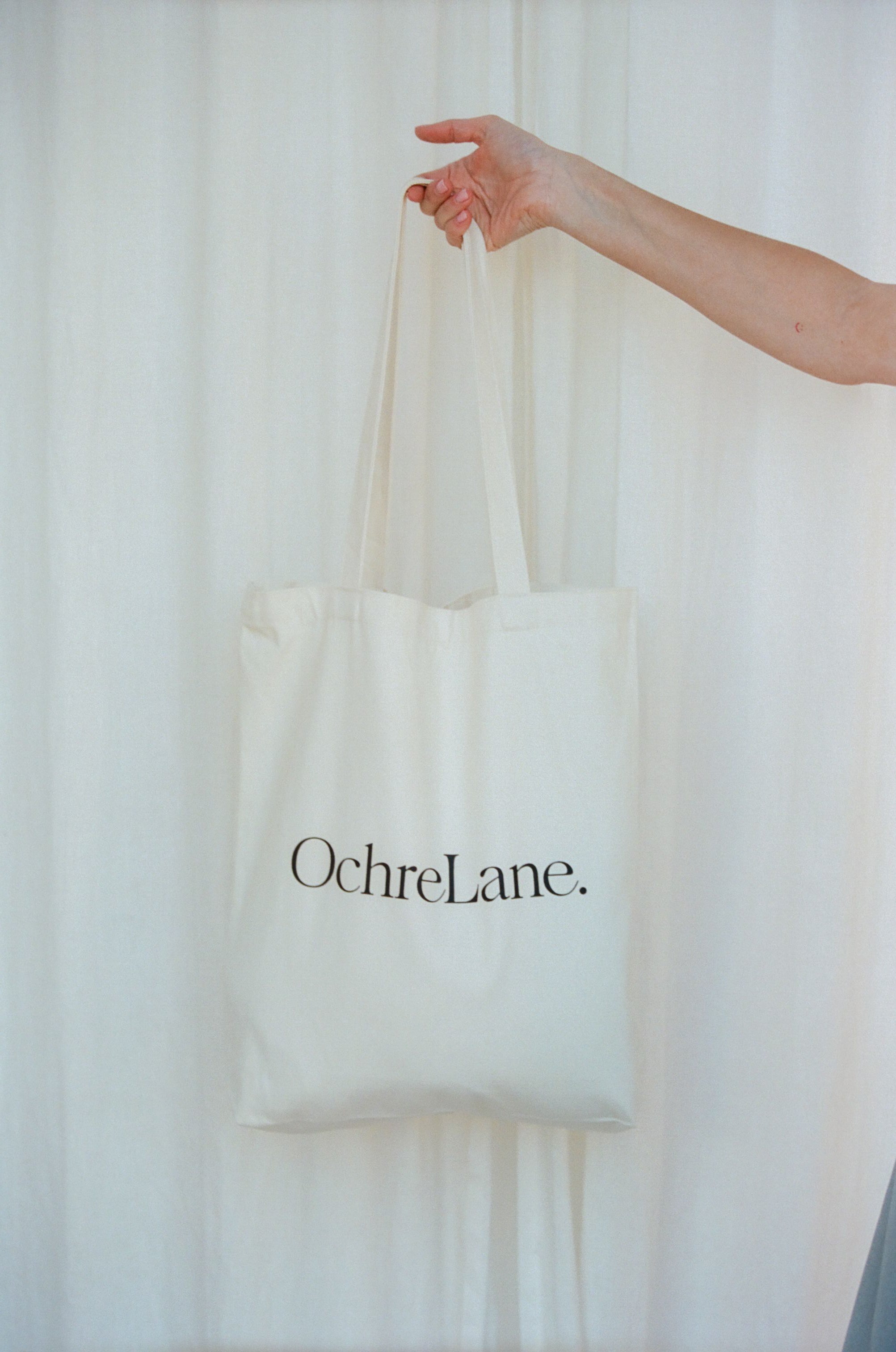 Cotton Tote Bag | Black Logo