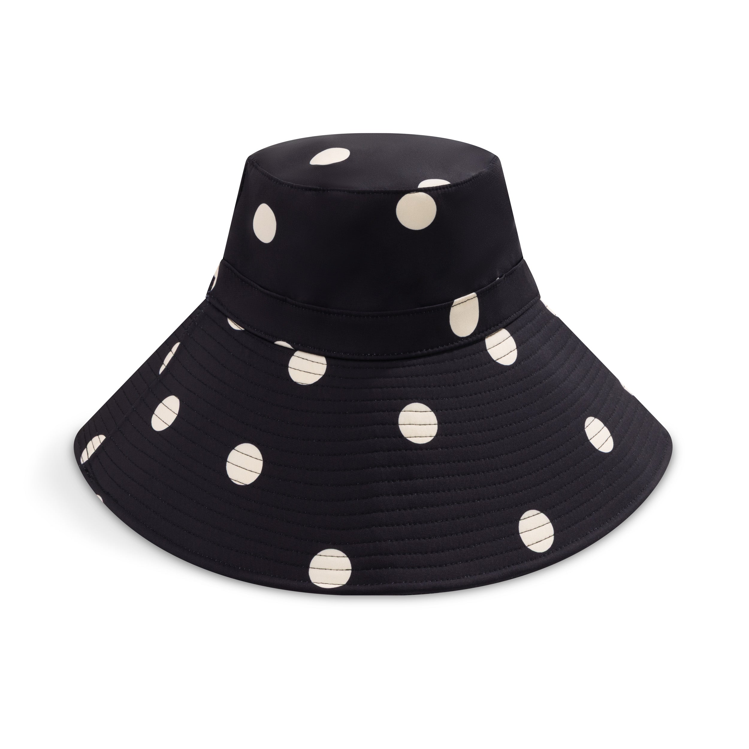 Sun Hat | Noir Dot