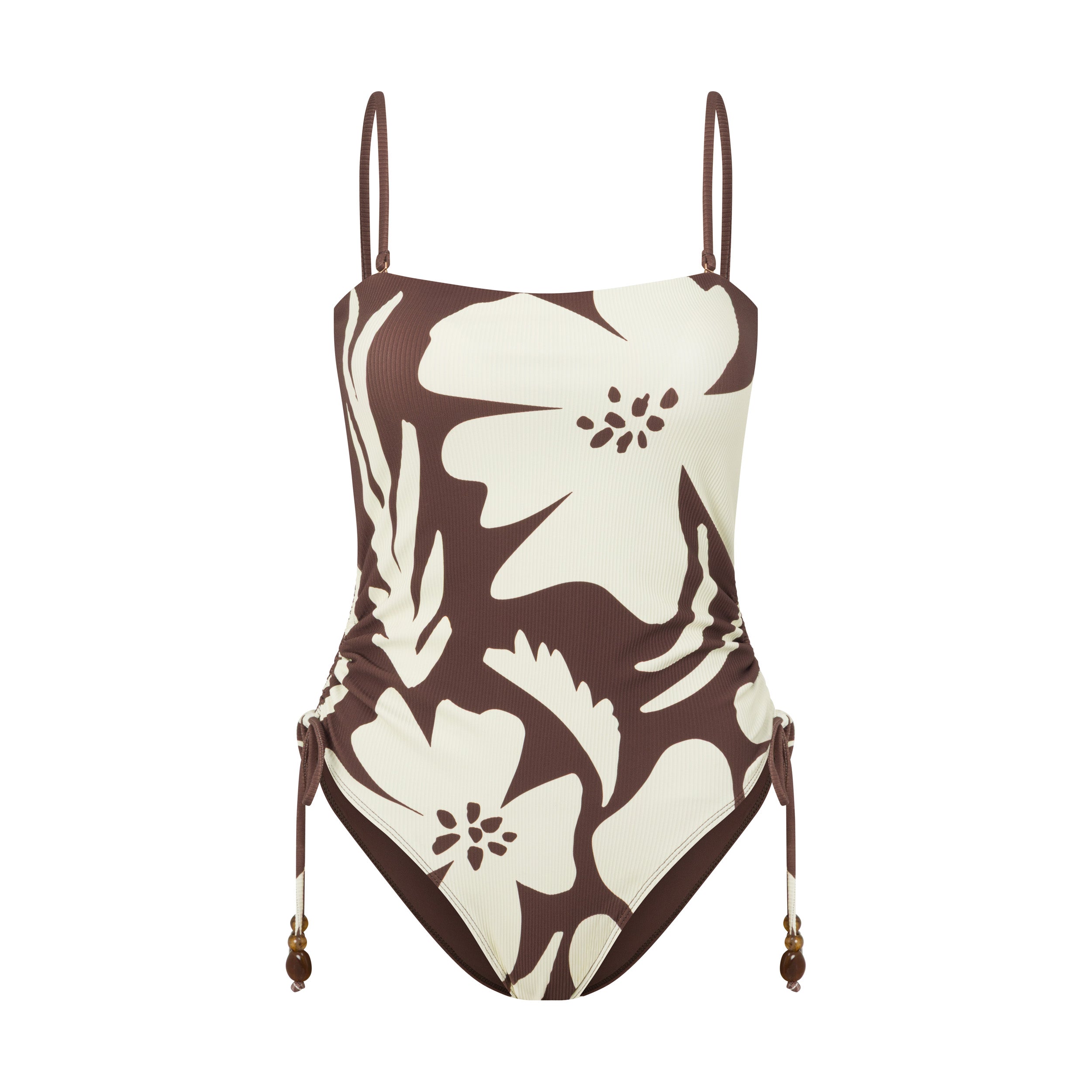 Ruched Side Tie One Piece | Ibisco