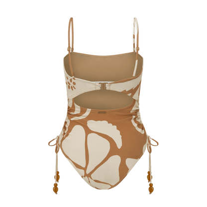 Ruched Side Tie One Piece | Sienna