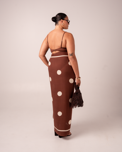 Choc Dot Sarong