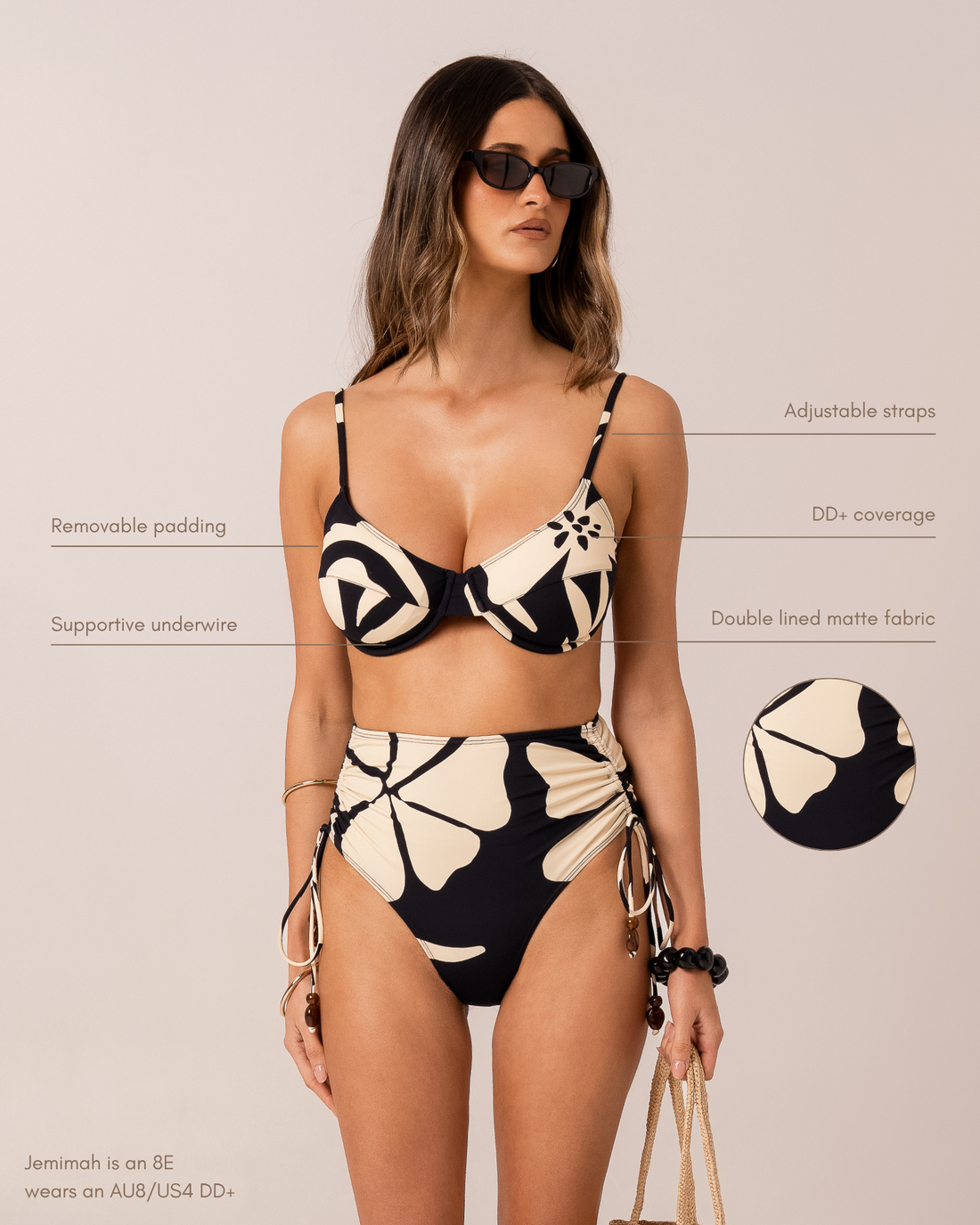 Tie Back Balconette Bra | Botanica