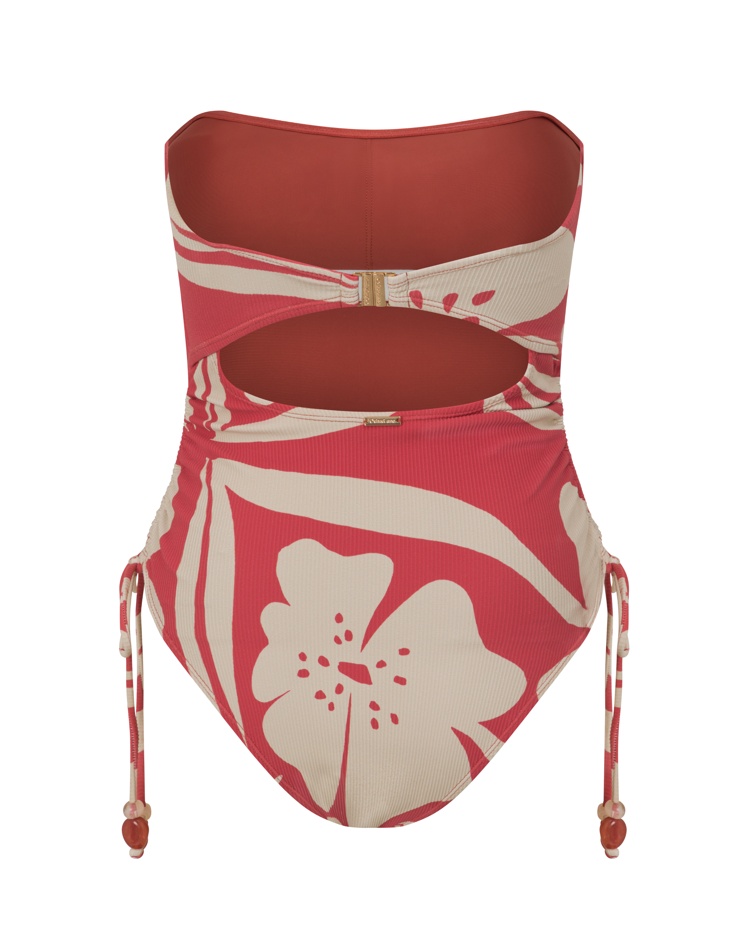 Ruched Side Tie One Piece | Solana