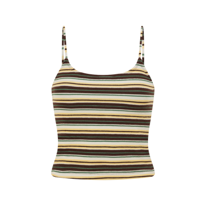 Knit Tank | Palm Stripe