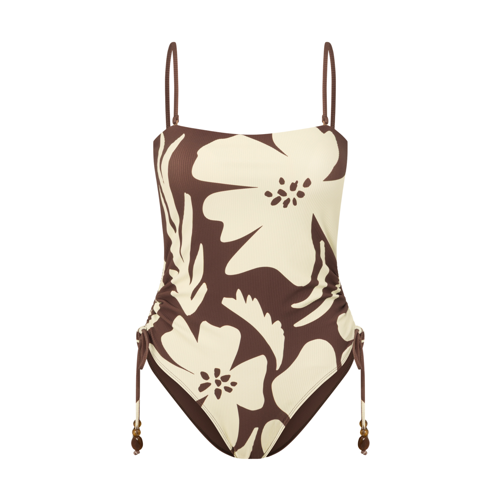 Ruched Side Tie One Piece | Ibisco