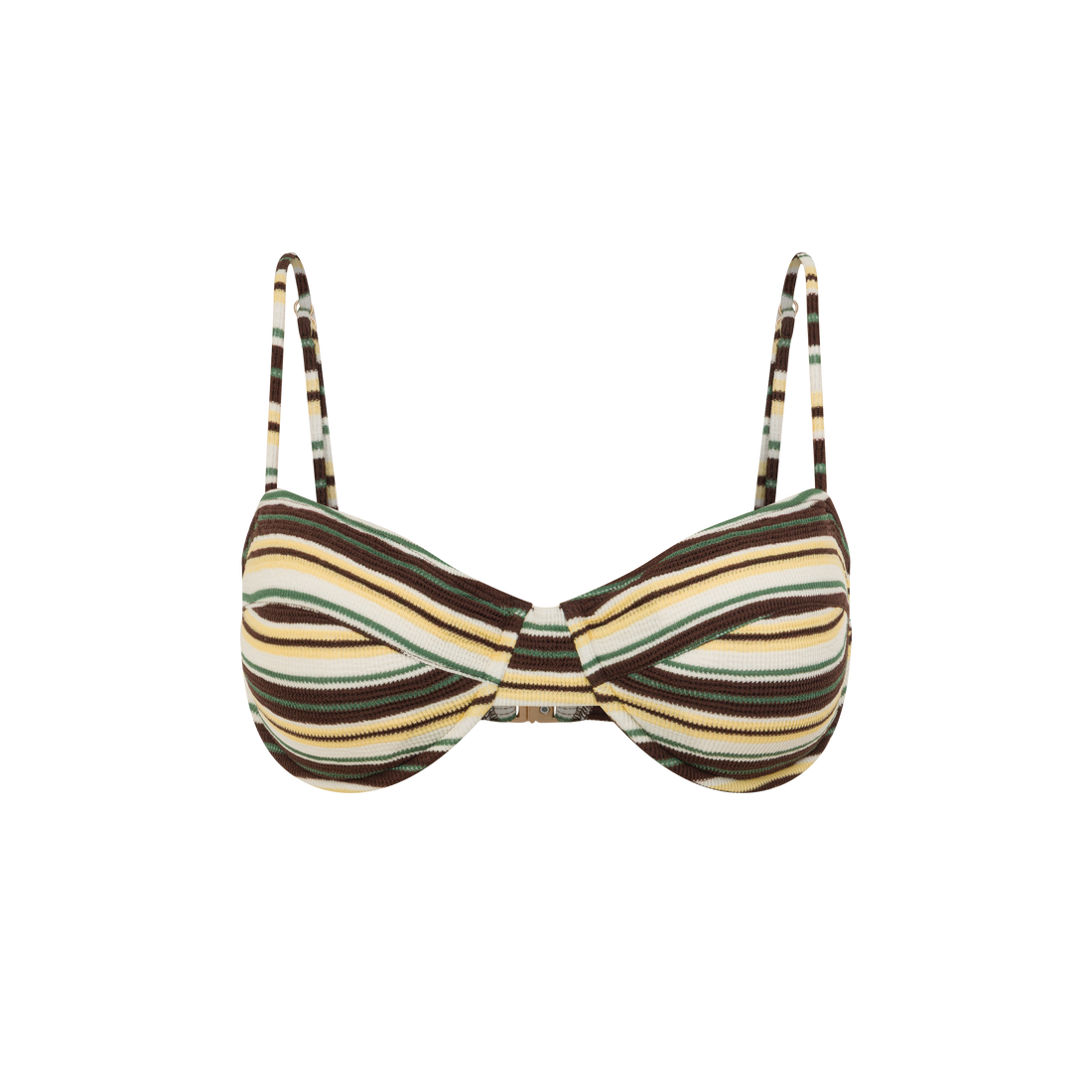 Soft Cup Bralette | Palm Stripe