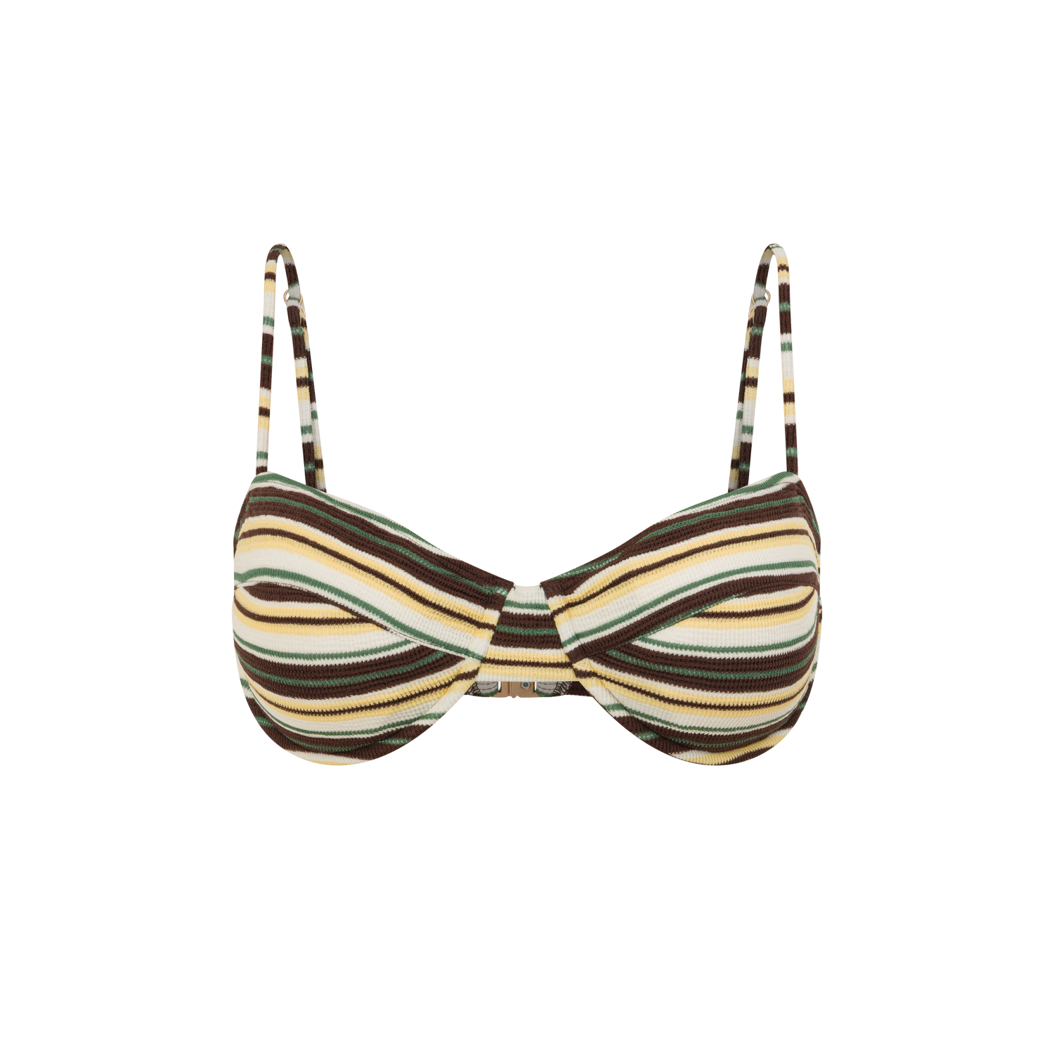 Soft Cup Bralette | Palm Stripe