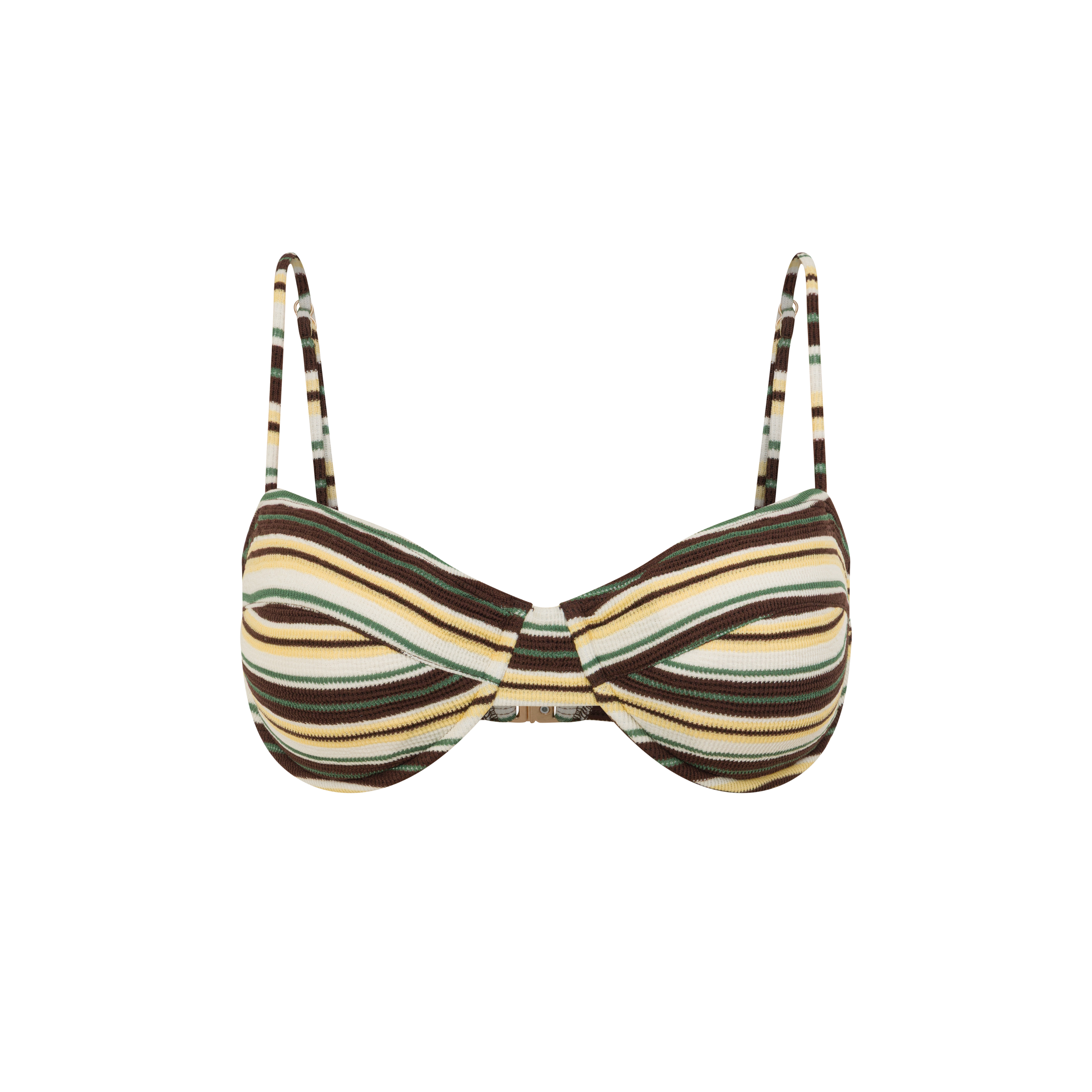 Soft Cup Bralette | Palm Stripe