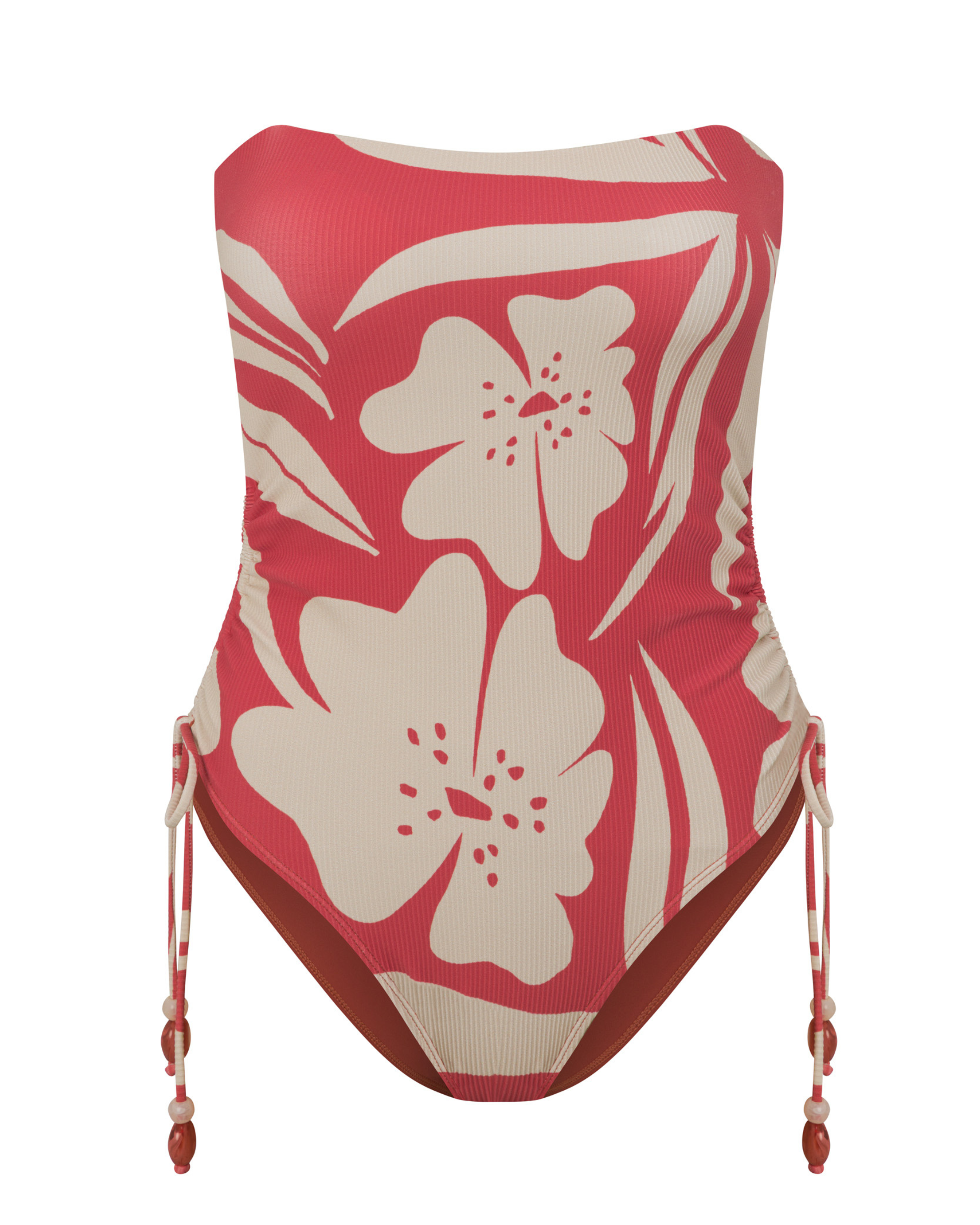 Ruched Side Tie One Piece | Solana