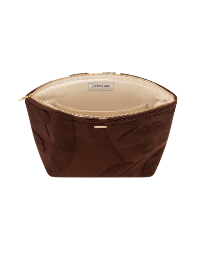 Towelling Pouch | Choc