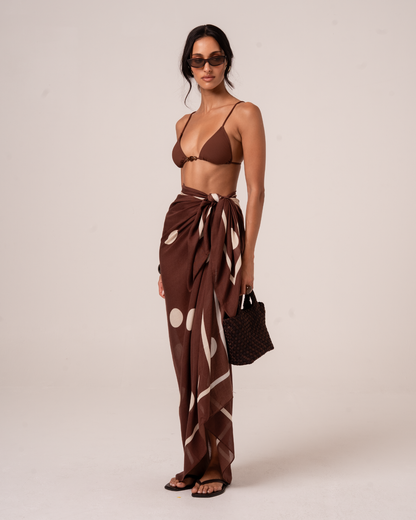 Choc Dot Sarong
