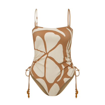 Ruched Side Tie One Piece | Sienna