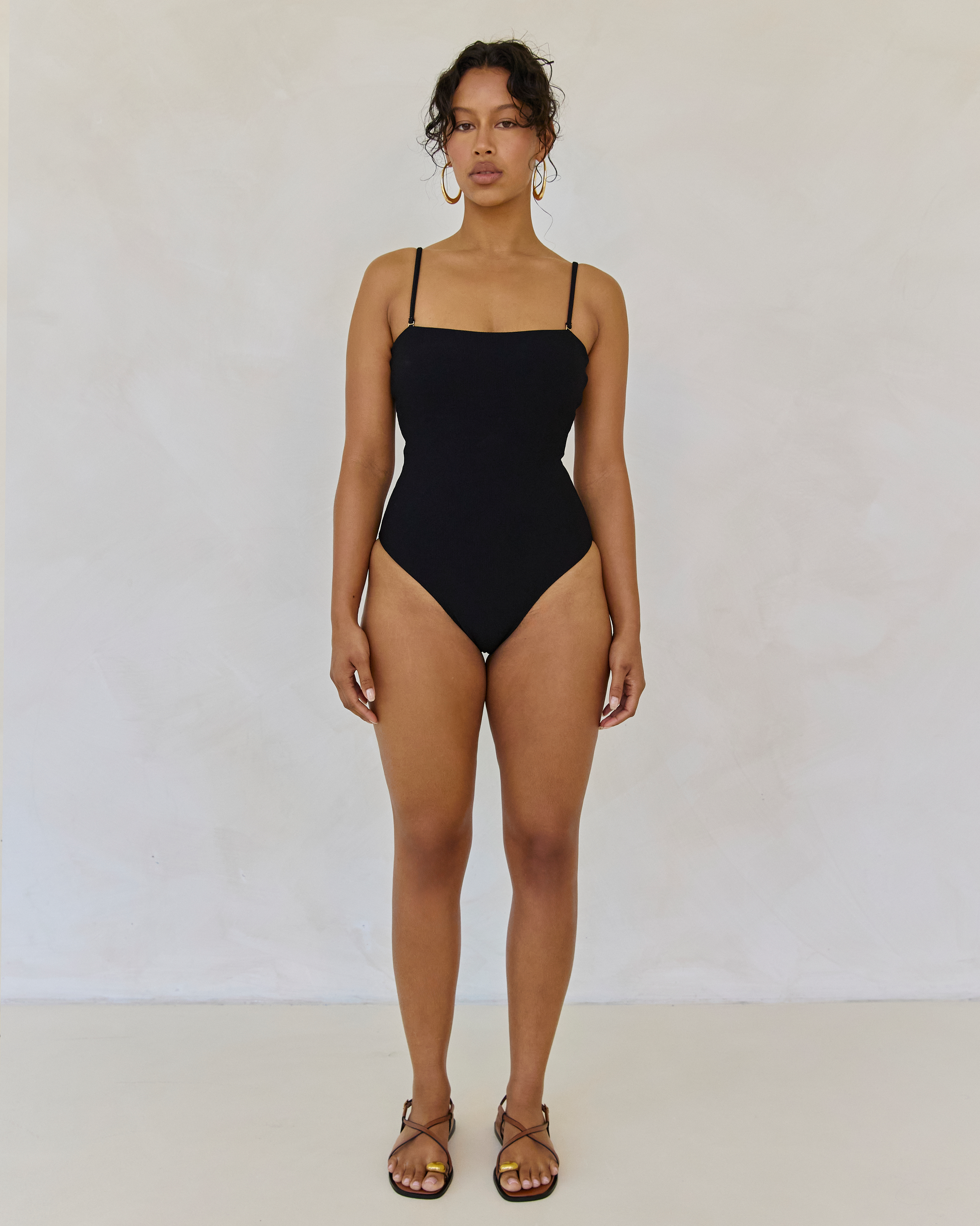 Classic One Piece | Black Rib