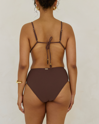 High Waist Brief | Espresso