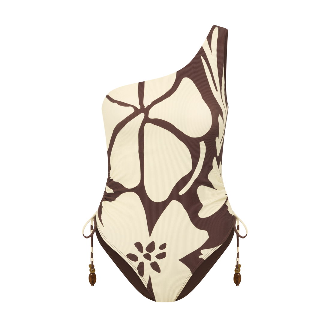 One Shoulder Ruched One Piece | Ibisco