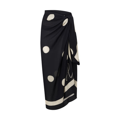 Black Dot Sarong