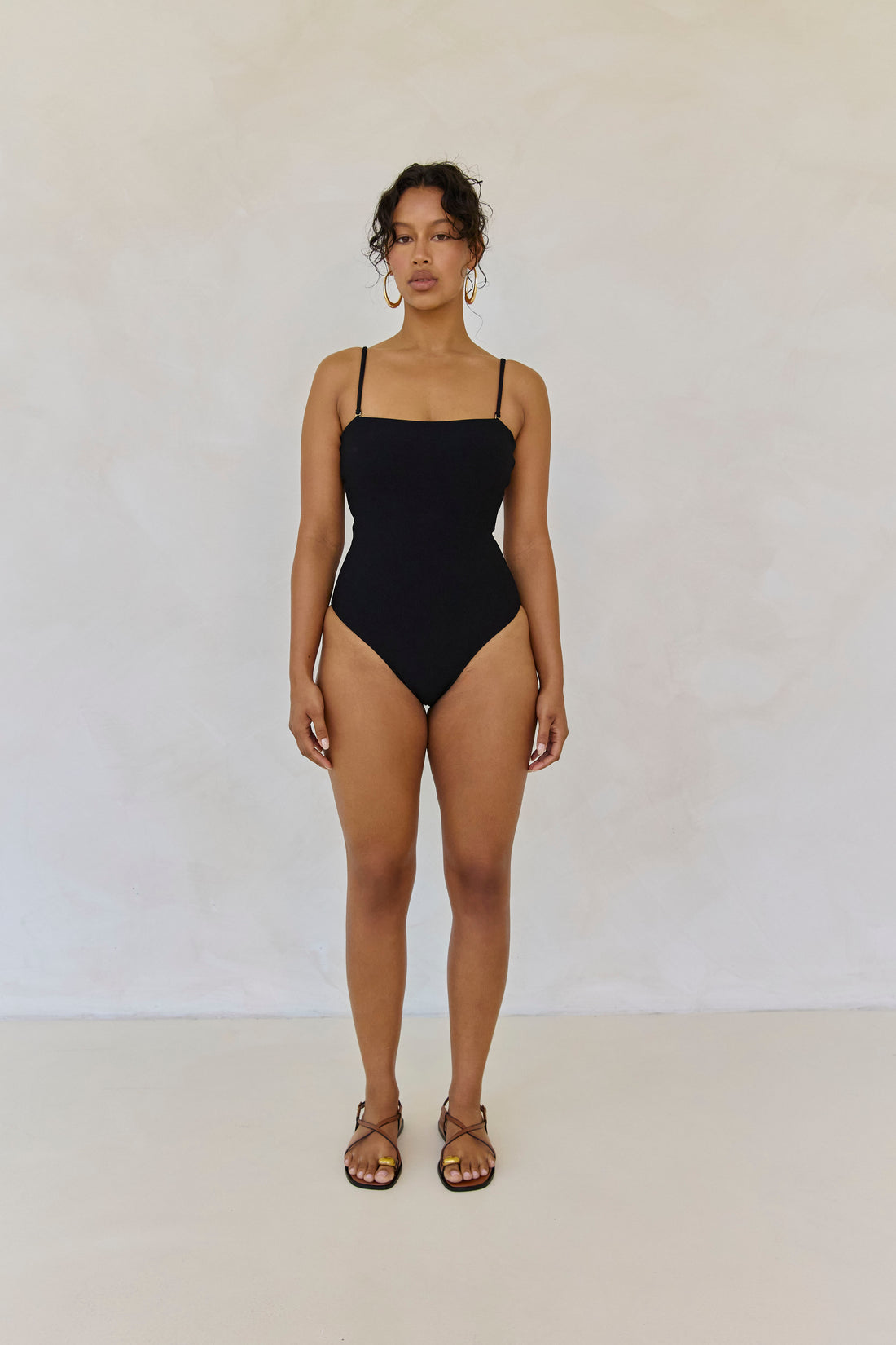 Classic One Piece | Black Rib