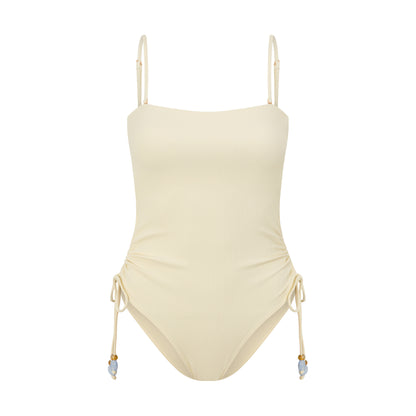 Ruched Side Tie One Piece | Butter