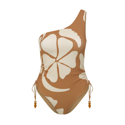 One Shoulder Ruched One Piece | Sienna
