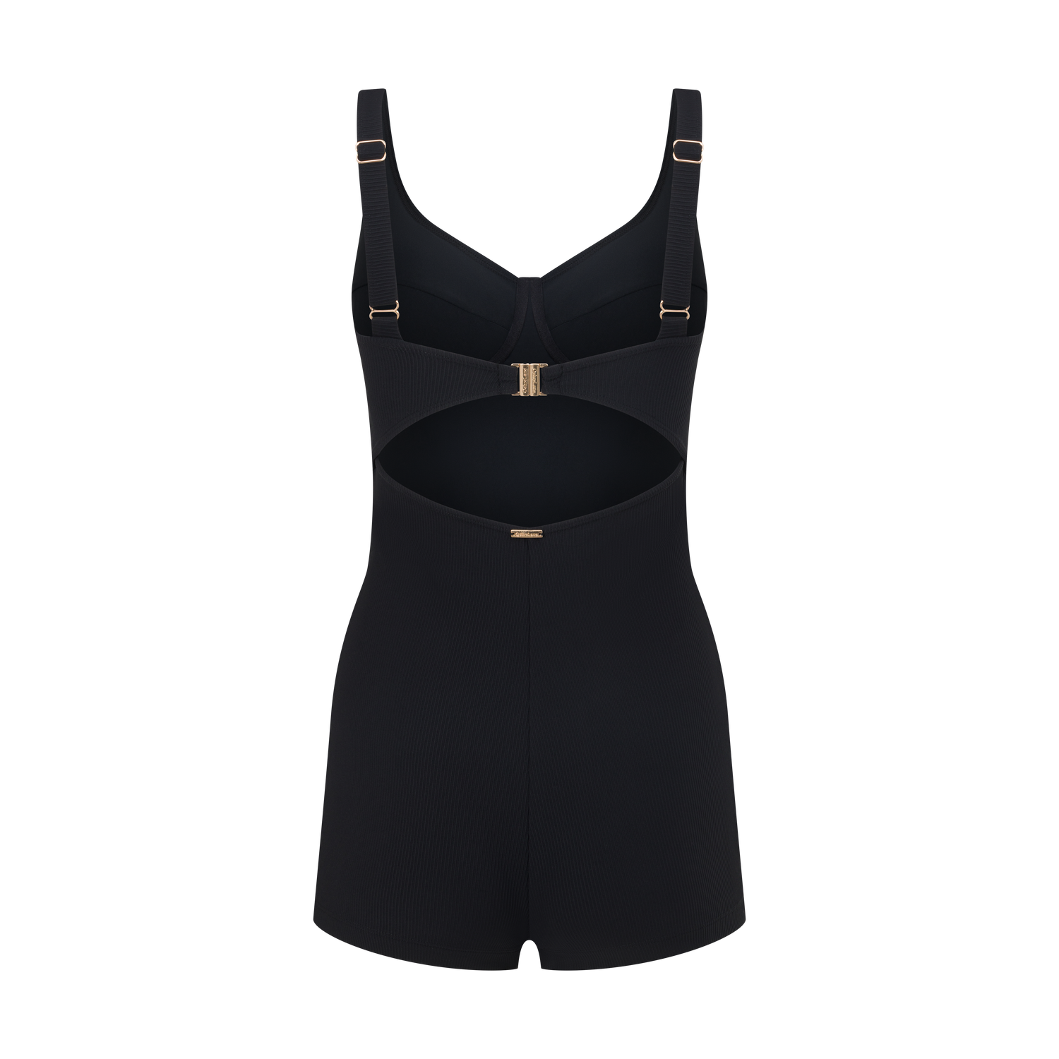 Ochre Lane women’s Black Rib bodysuit – swimwear and resort look