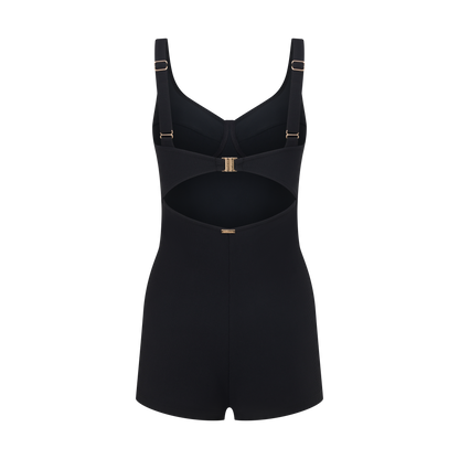 Ochre Lane women’s Black Rib bodysuit – swimwear and resort look