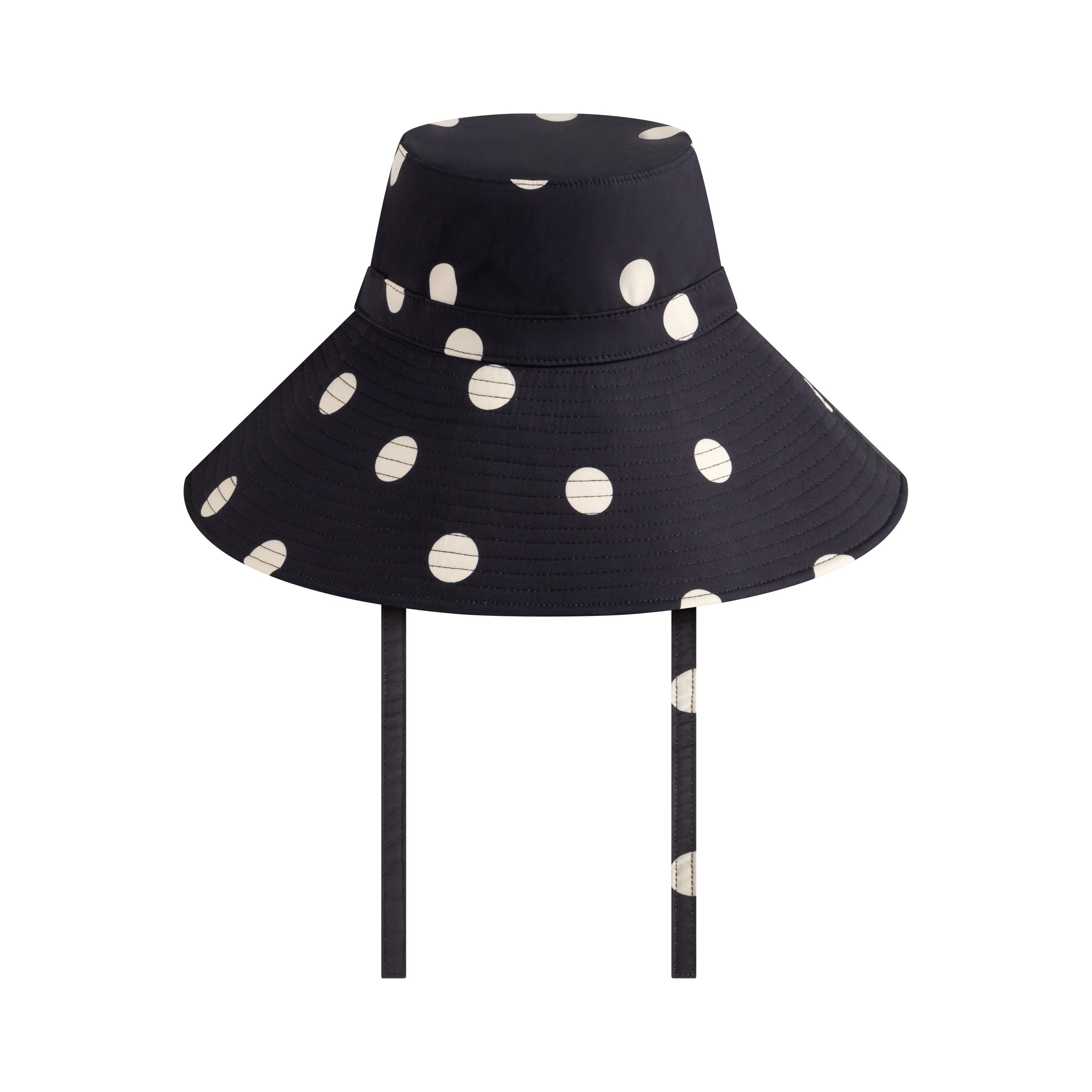 Sun Hat | Noir Dot