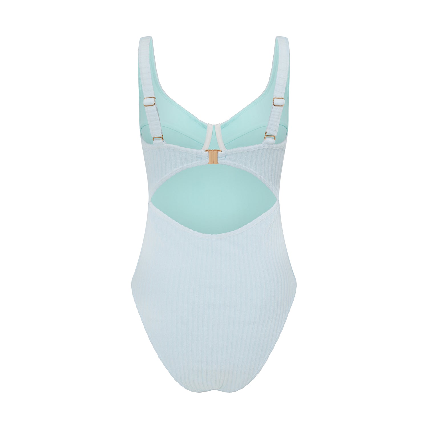 Ribbed Towelling One Piece | Cloud