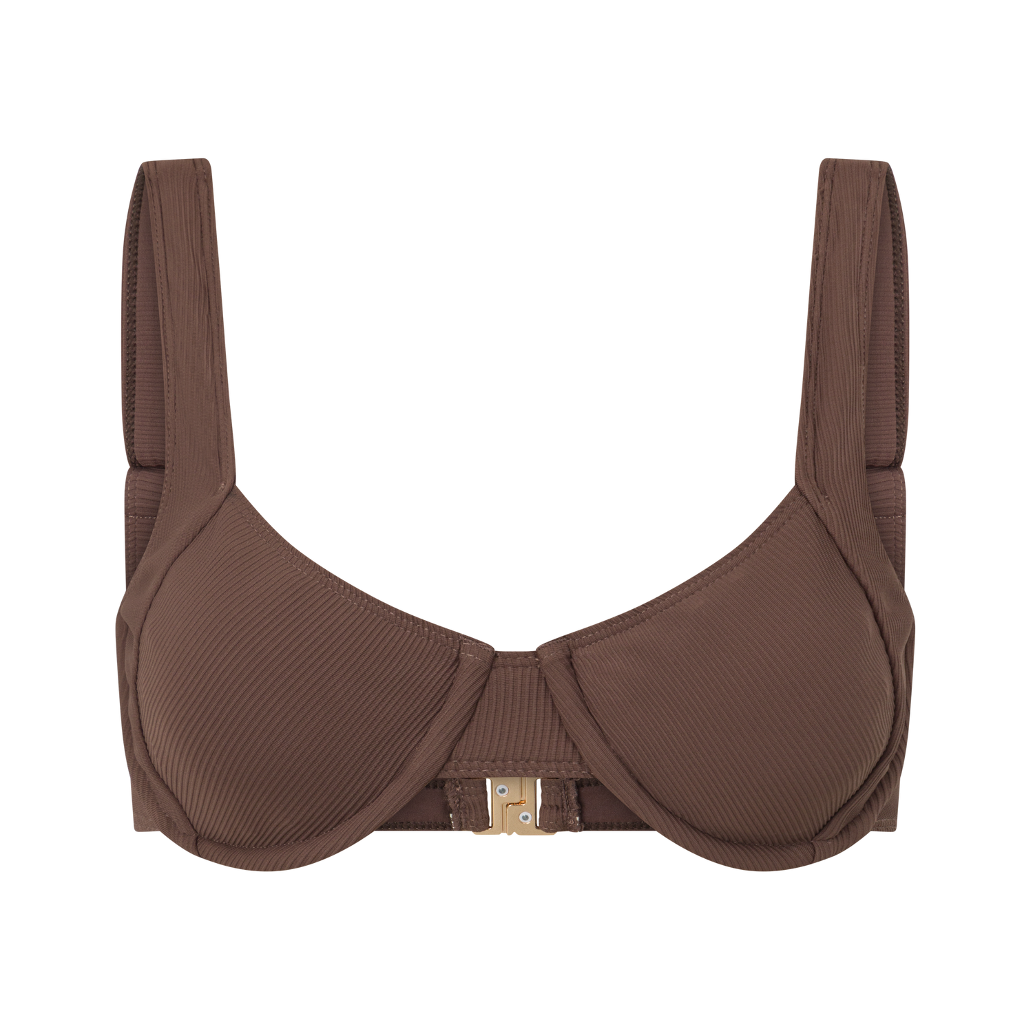 Ochre Lane Ribbed Balconette Bra Espresso – OchreLane