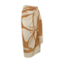 Flat lay ghost image of Ochre Lane’s Sienna Sarong featuring warm neutral tones and oversized floral motif.