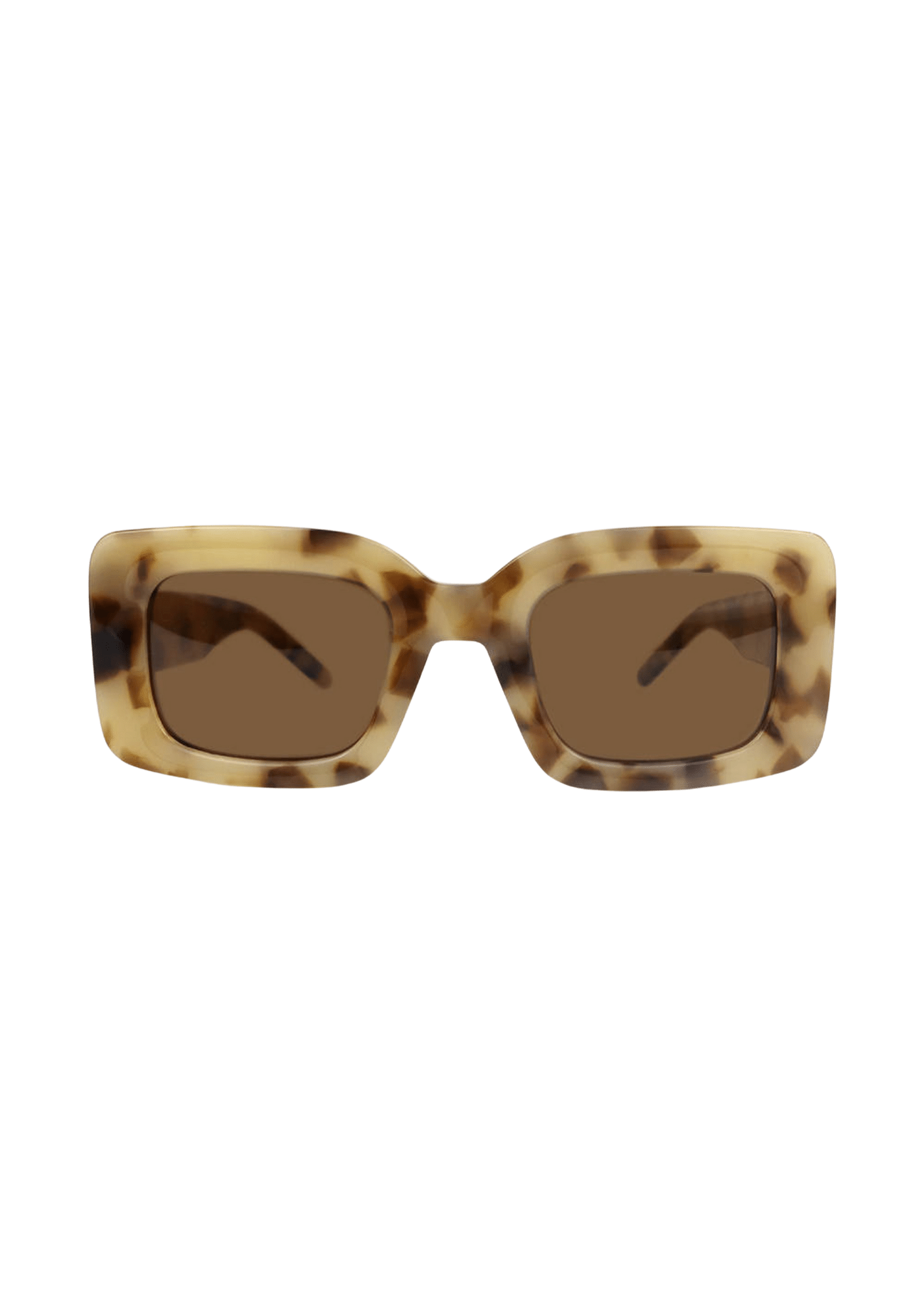 Oversized Square Belle Frames in Blonde Tort, Designed By Ochre Lane Eyewear, Beige Tortoiseshell Caramel Blonde Acetate Women&